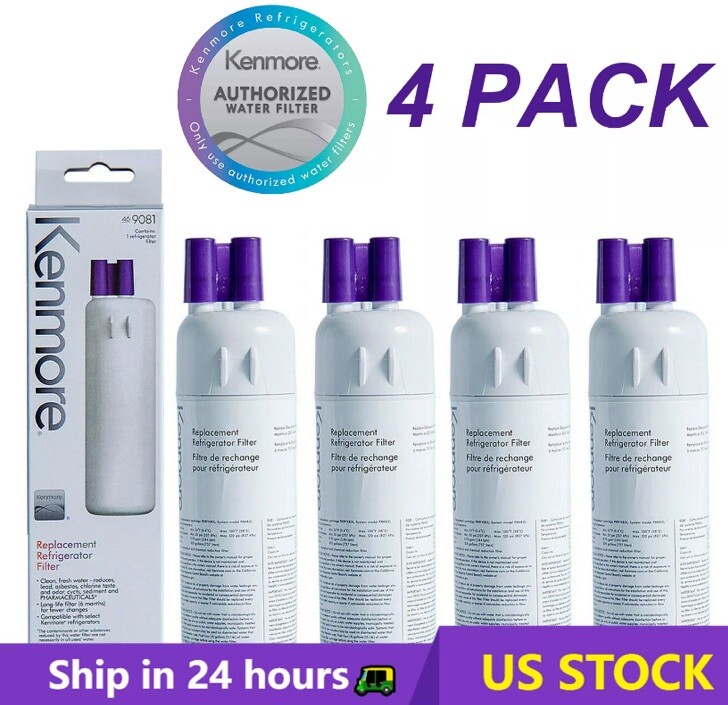 4Packs Kenmore 9081 469081 46-9930 Refrigerator &Water Filter US STOCK