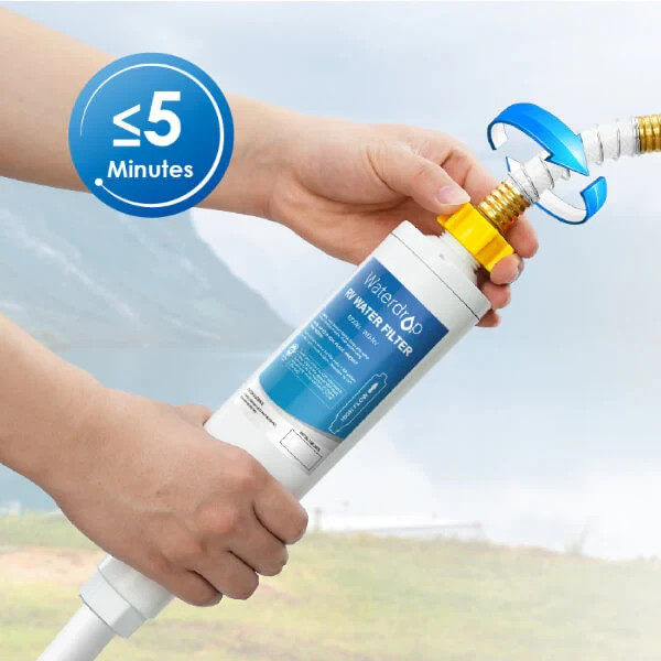 Fil-Fresh RV Filter RV Inline Hose Water Filter Garden & Camper Water Filter