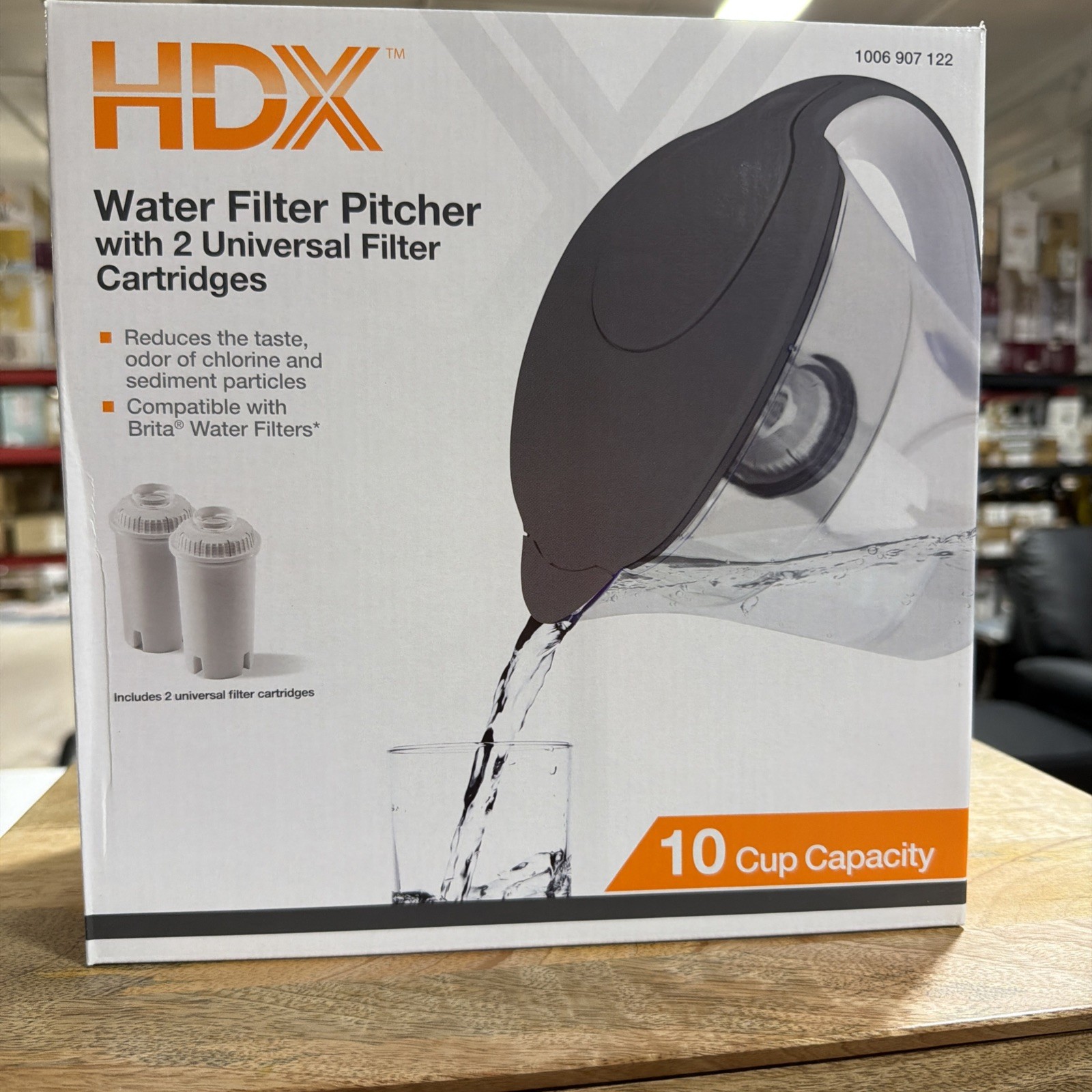 HDX Water Filter Pitcher By With Universal Water Filter Cartridges 2