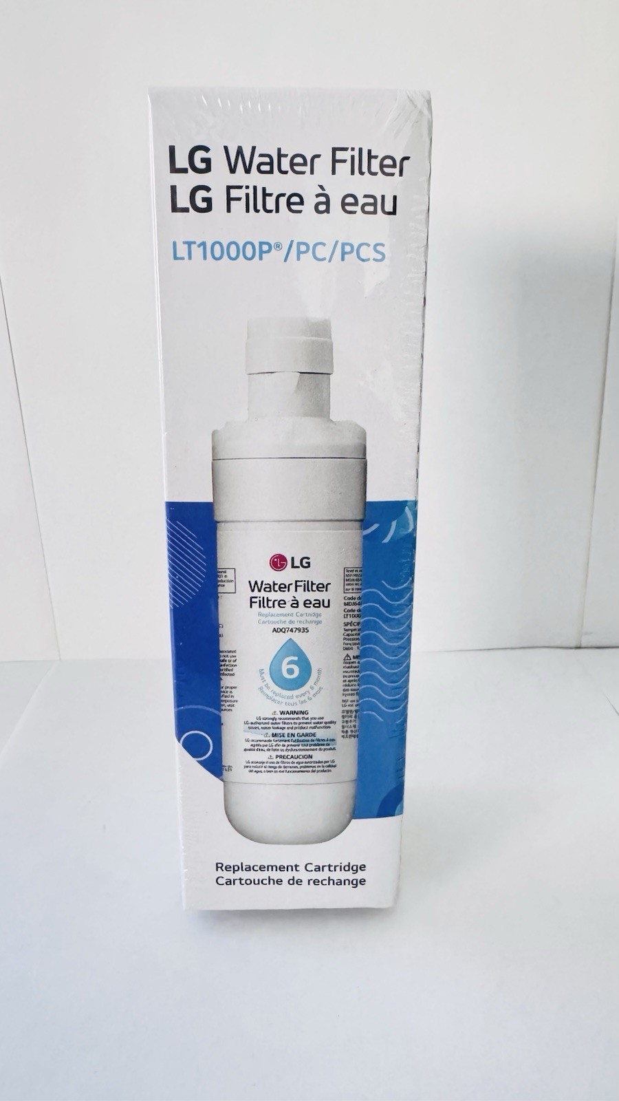Genuine LG Water Ice Filter Replacement Cartridge LT1000P/PC/PCS NEW Sealed OEM