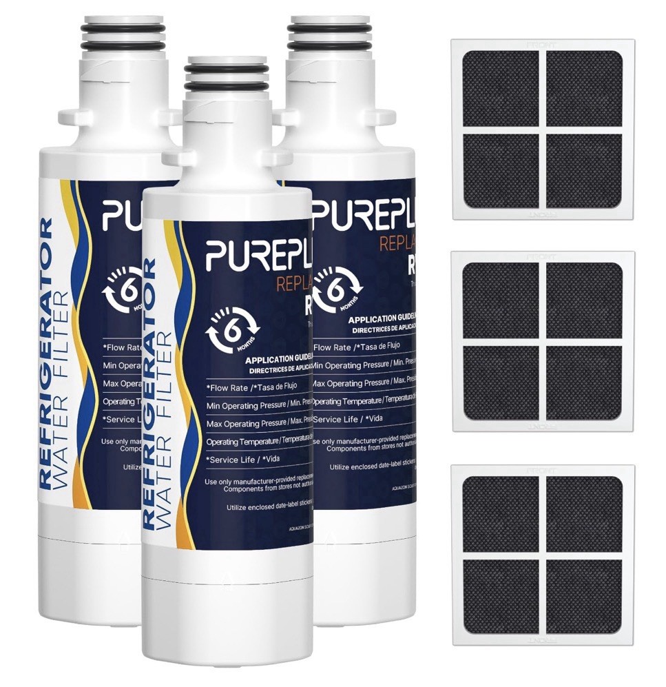 PUREPLUS ADQ747935 Replacement for LG LT1000P LT1000 4700AC & Air Filter, 3Pack