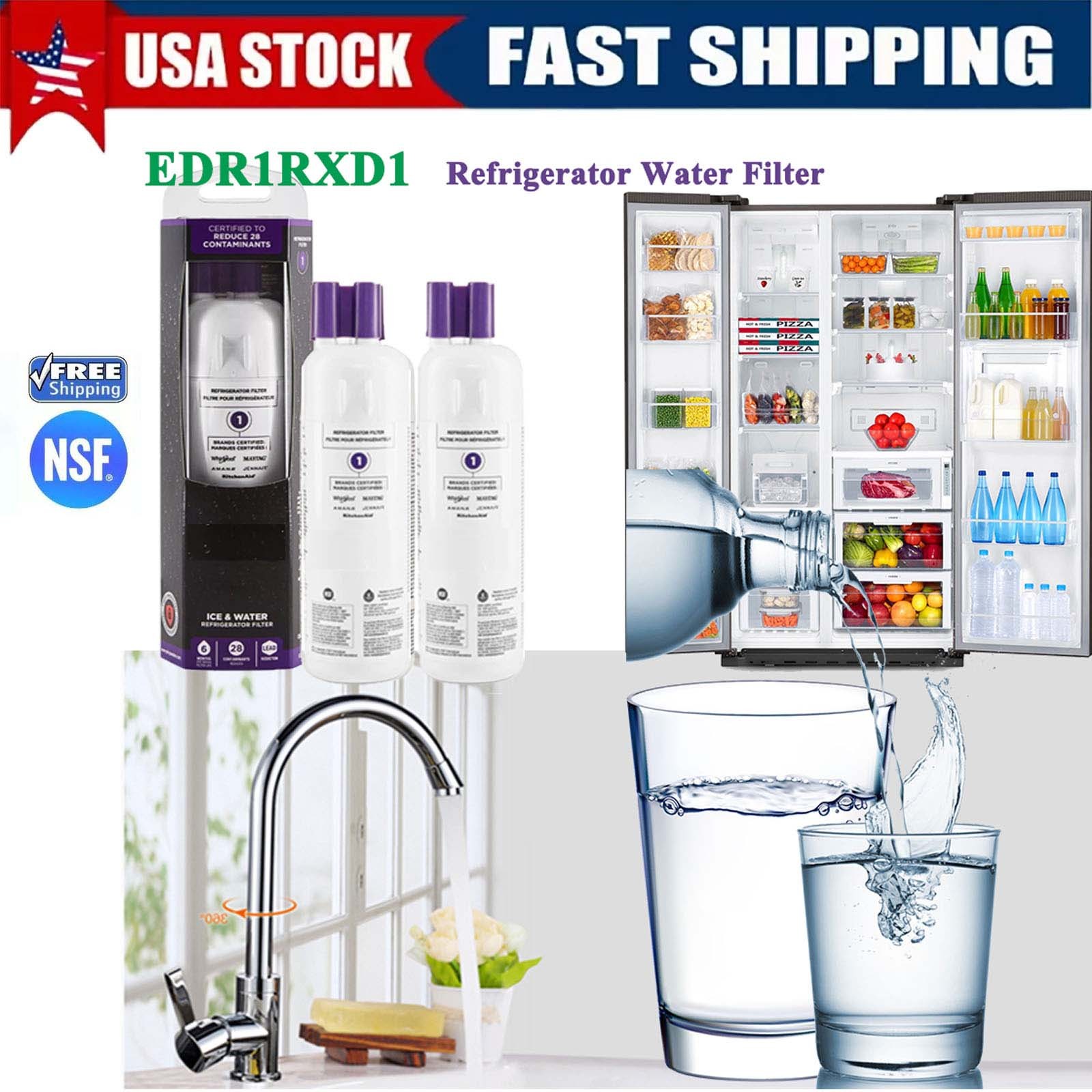3 PACK For ΕVΕRYDROP ΕDR1RXD1 Refrigerator Water Filter 1 Replacement New&Sealed