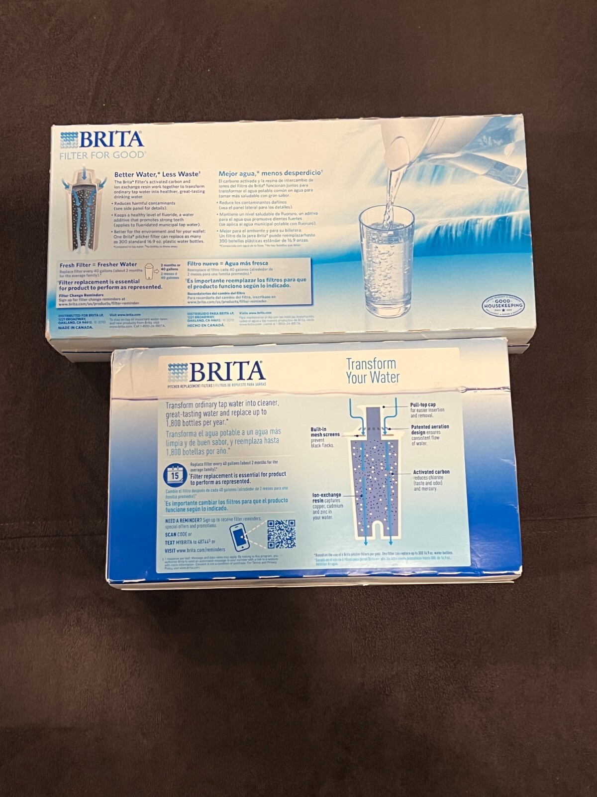 Brita Pitcher Replacement Water Filters Cartridges New In 2 Boxes 9 Total