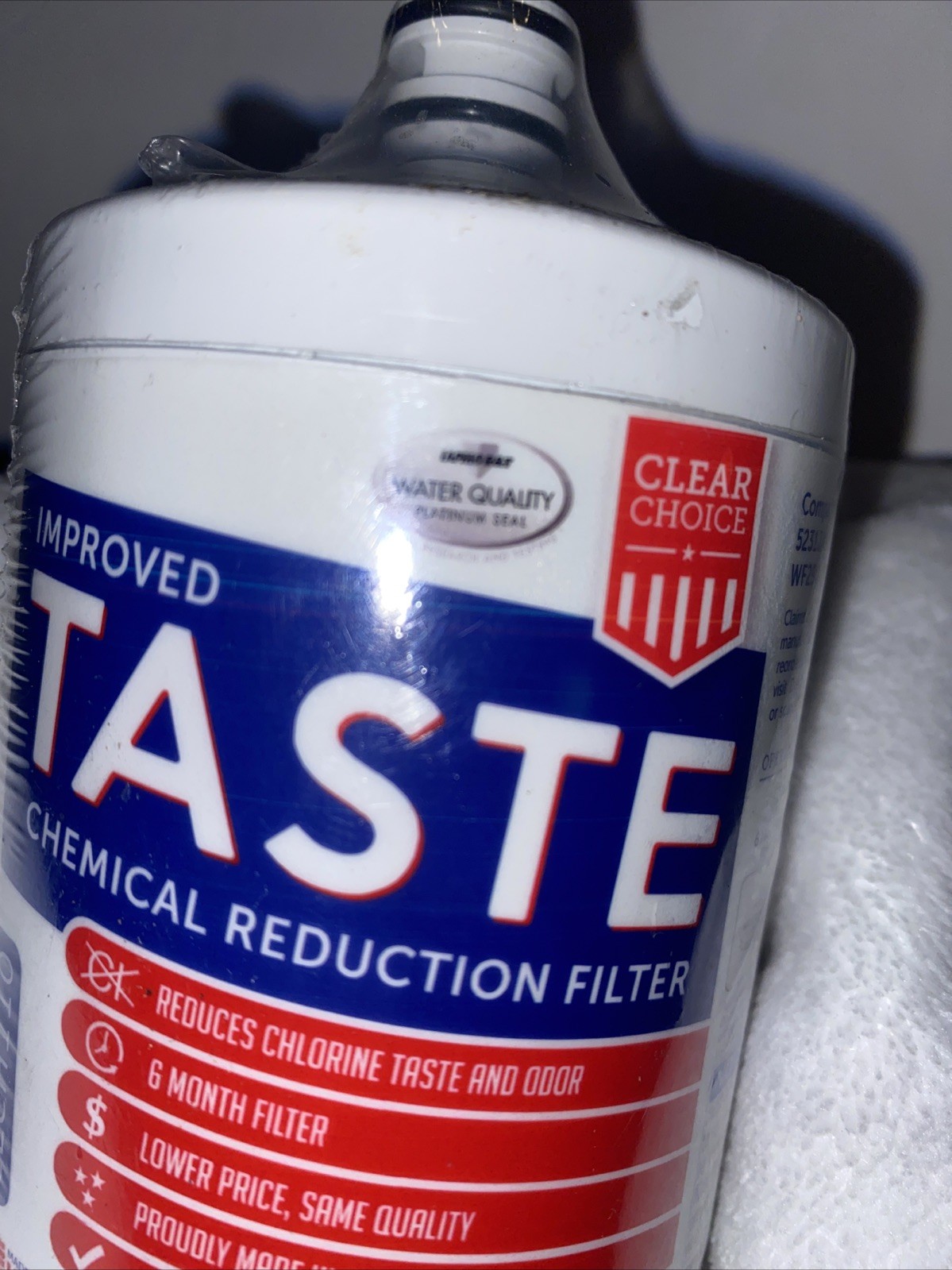 Clear Choice Improved Taste Chemical Reduction Filter