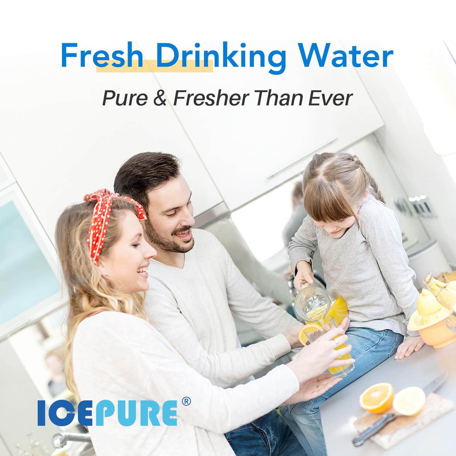 ICEPURE Brita Pitcher Replacement Water Filters 6 Pack White Sealed FREE SHIP