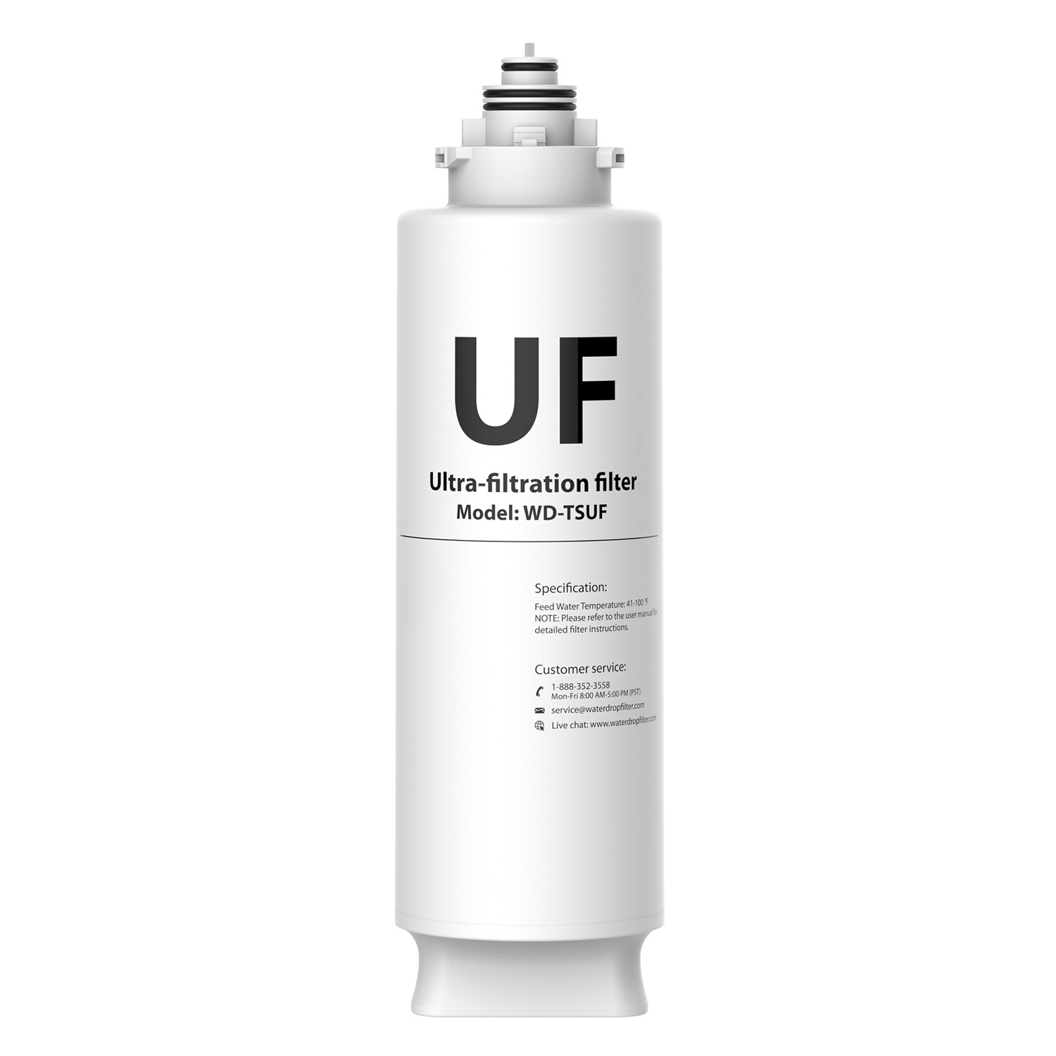 Waterdrop TSUF Ultra-Filtration Under Sink Water Filter,1 Pack