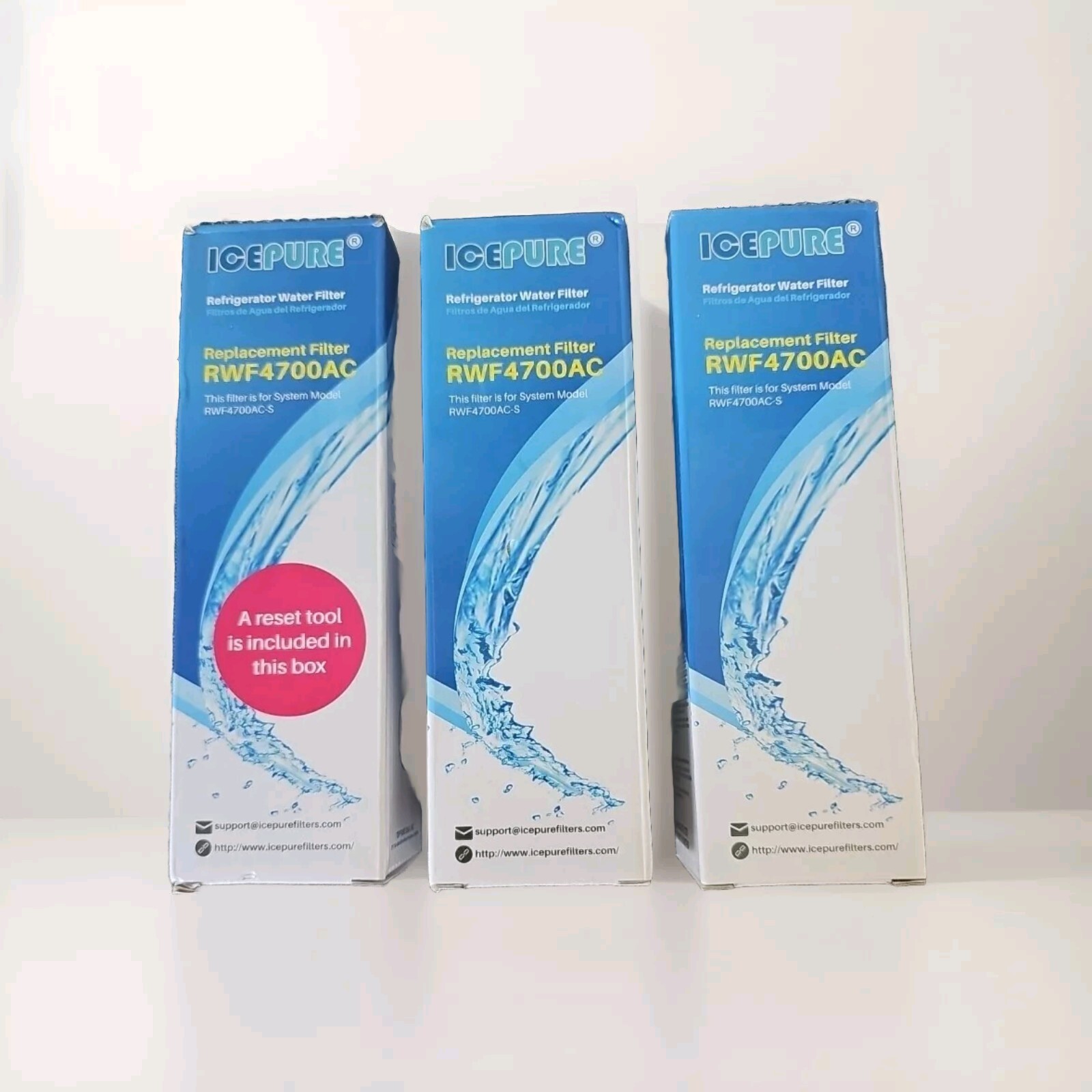 RWF4700AC Fit for LG LT1000P Kenmore Elite 9980 ADQ74793502 & Air Filter 3PACK
