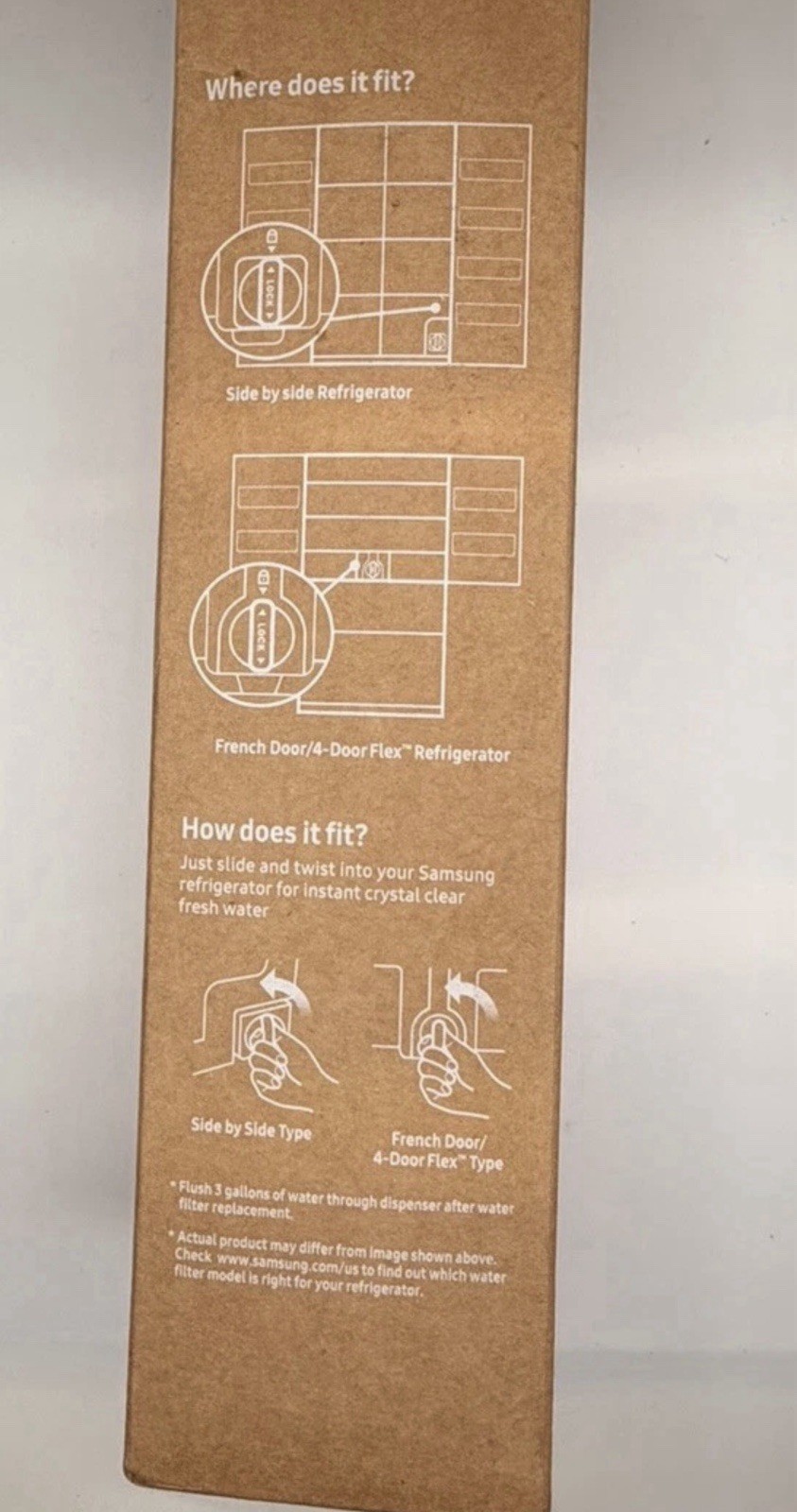 Genuine Samsung DA97-17376B HAF-QIN/EXP REFRIGERATOR Water Filter – Lot of 2