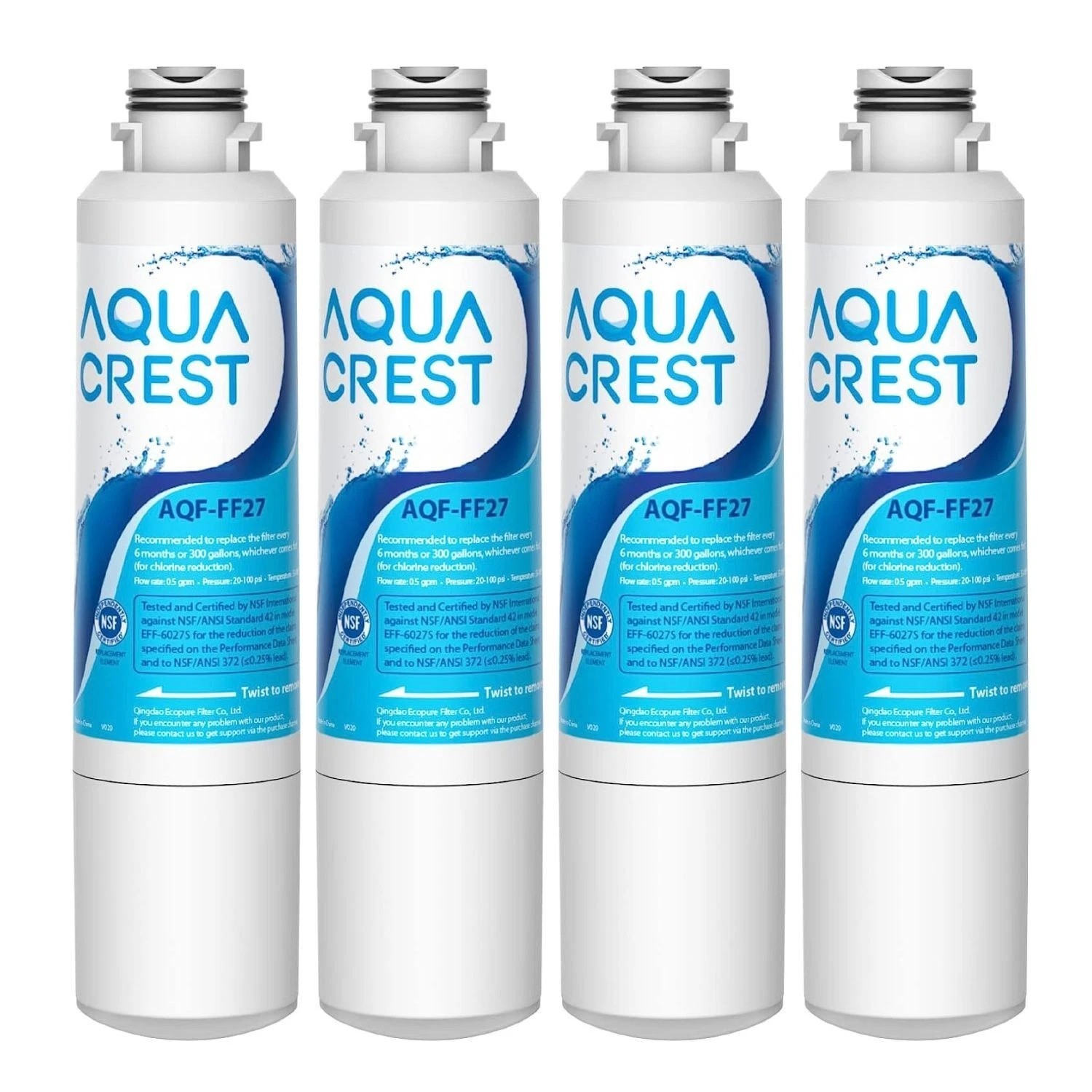 AQUA CREST DA29-00020B Replacement for Samsung HAF-CIN/EXP, DA29-00020B-1,4 pack