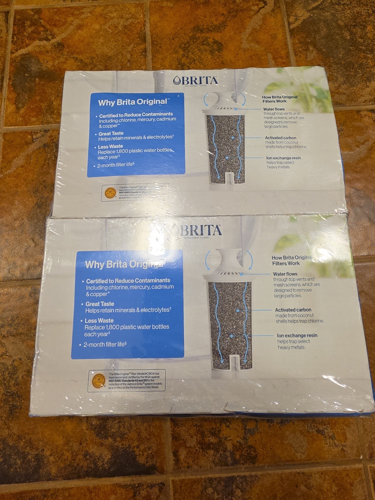 Brita Standard Water Filter For Pitchers And Dispensers, Bpa-free, Reduces