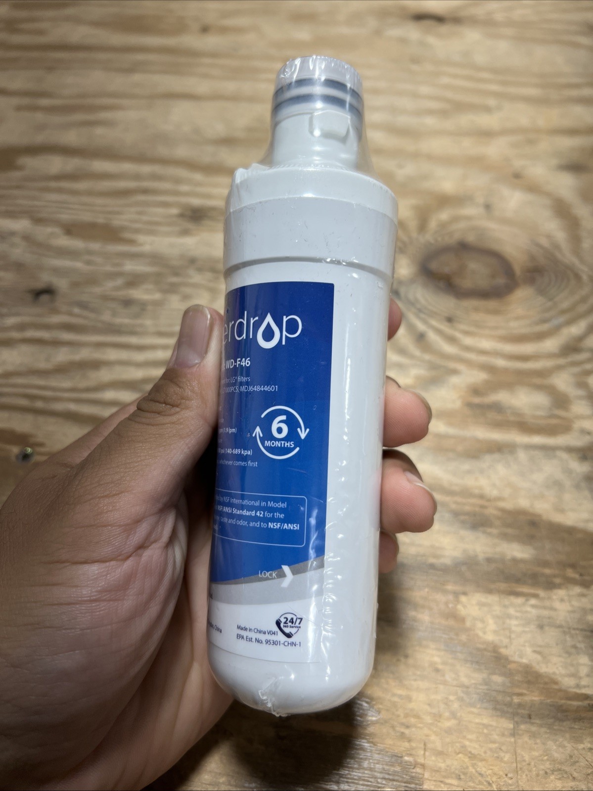 Waterdrop WD-F46 Refrigerator Water Filter NEW