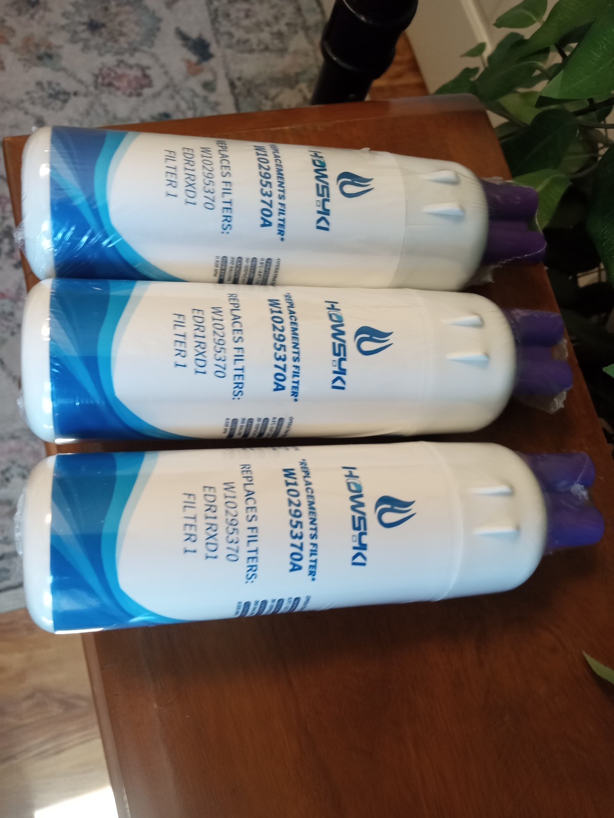 4Packs Fridge Filter – EDR1RXD1, W10295370A, Filter 1, 46-9081, 46-9930, K