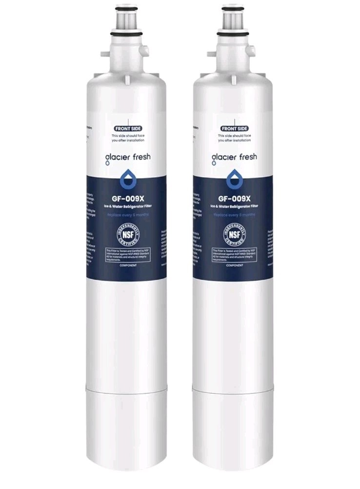 2-Pack Glacier Fresh Replacement Water Filters for RPWFE, RPWF (Built-in CHIP)