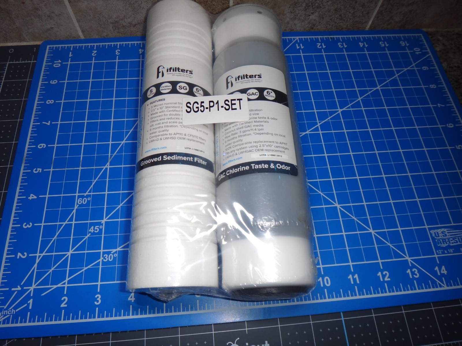 iFilters LWH-D Replacement Filter Set – Whole House 2 Stage Sediment – sg5-p1