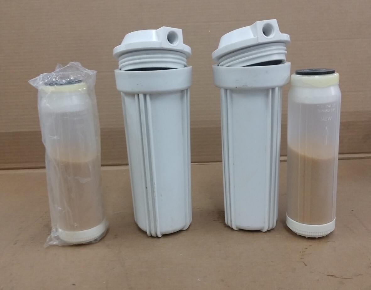 Lot of Two – Unbranded Water Filters and Cannisters – Used Cannisters