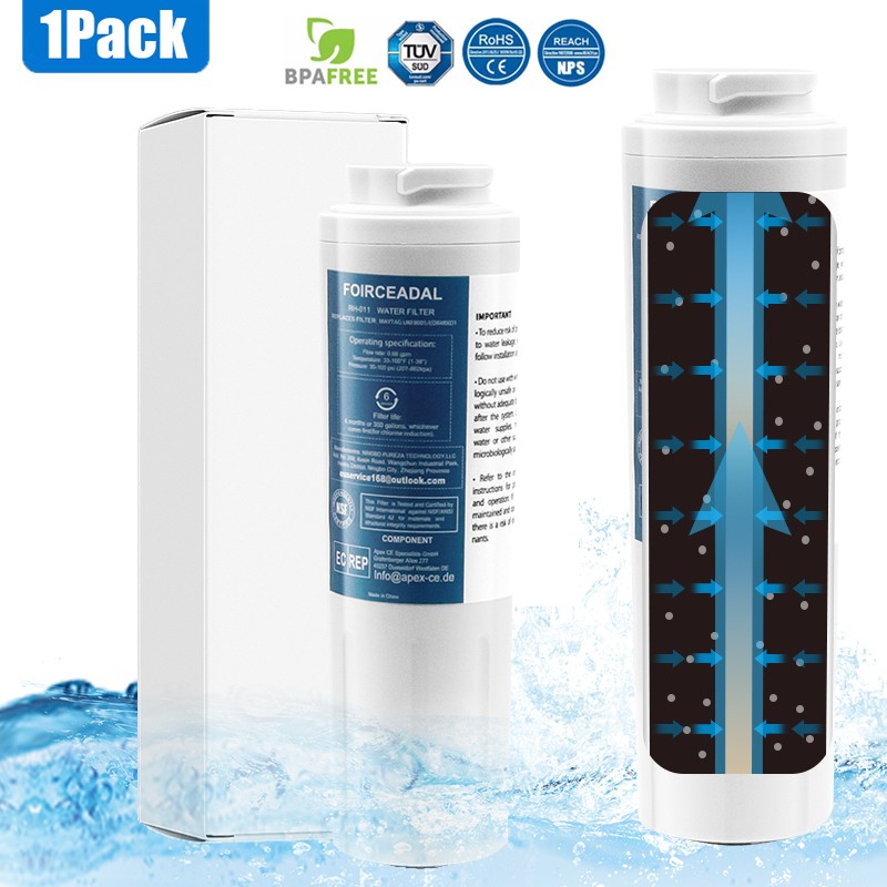 6-4-1Pcs Replacement Water Filter for Maytag UKF8001 UKF9001 469006 Refrigerator