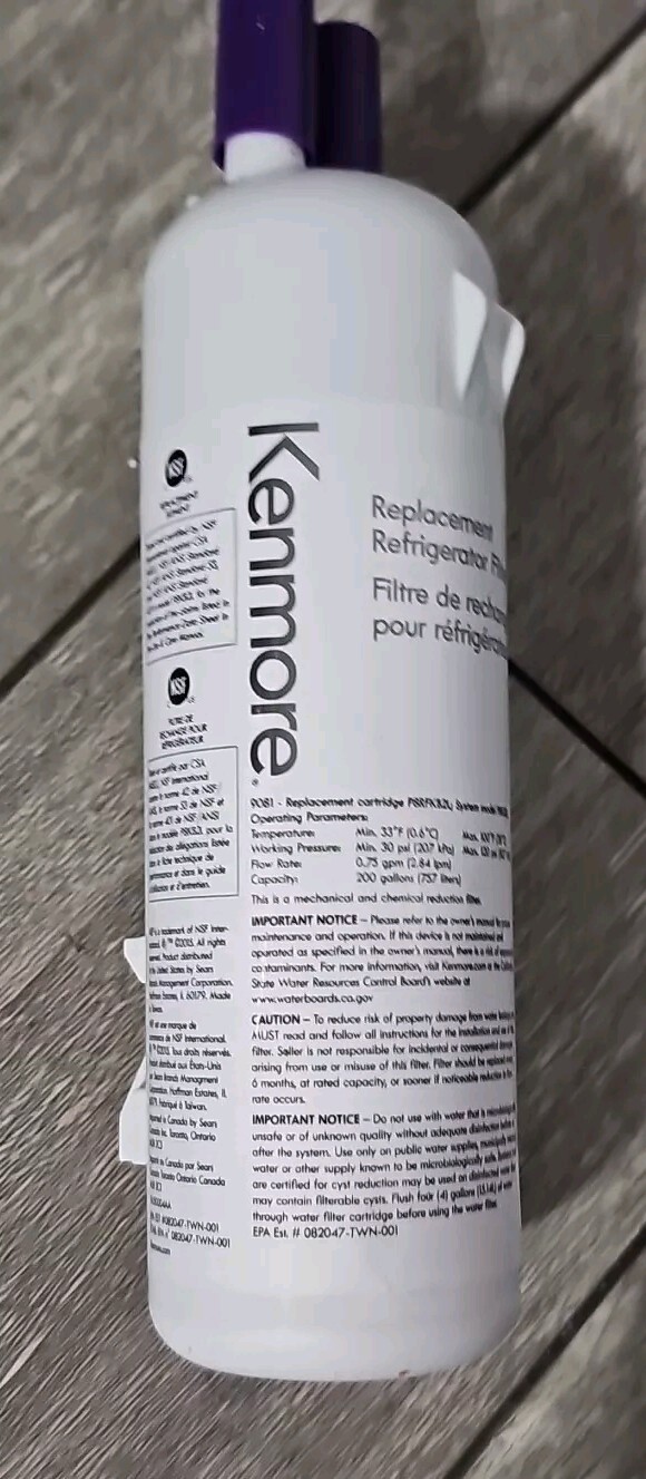 Kenmore 9081 46-9081 46-9930 Refrigerator Water Filter Replacement