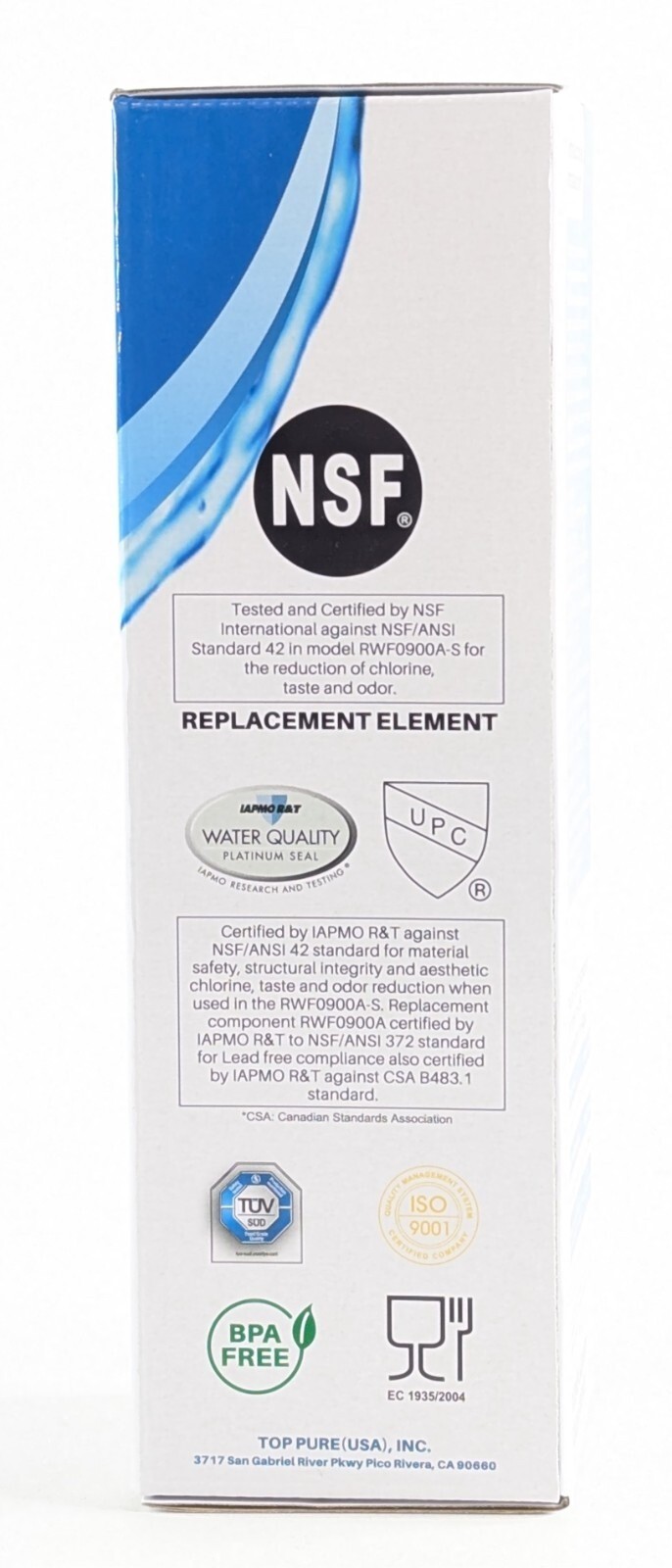 Replacement for UKF8001 Whirlpool Filter 4 – EDR4RXD1 FMM-2 Maytag Compatible