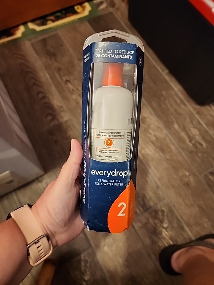 EveryDrop 2 Ice And Water Refrigerator Water Filter ΕDR2RXD1 White Orange New