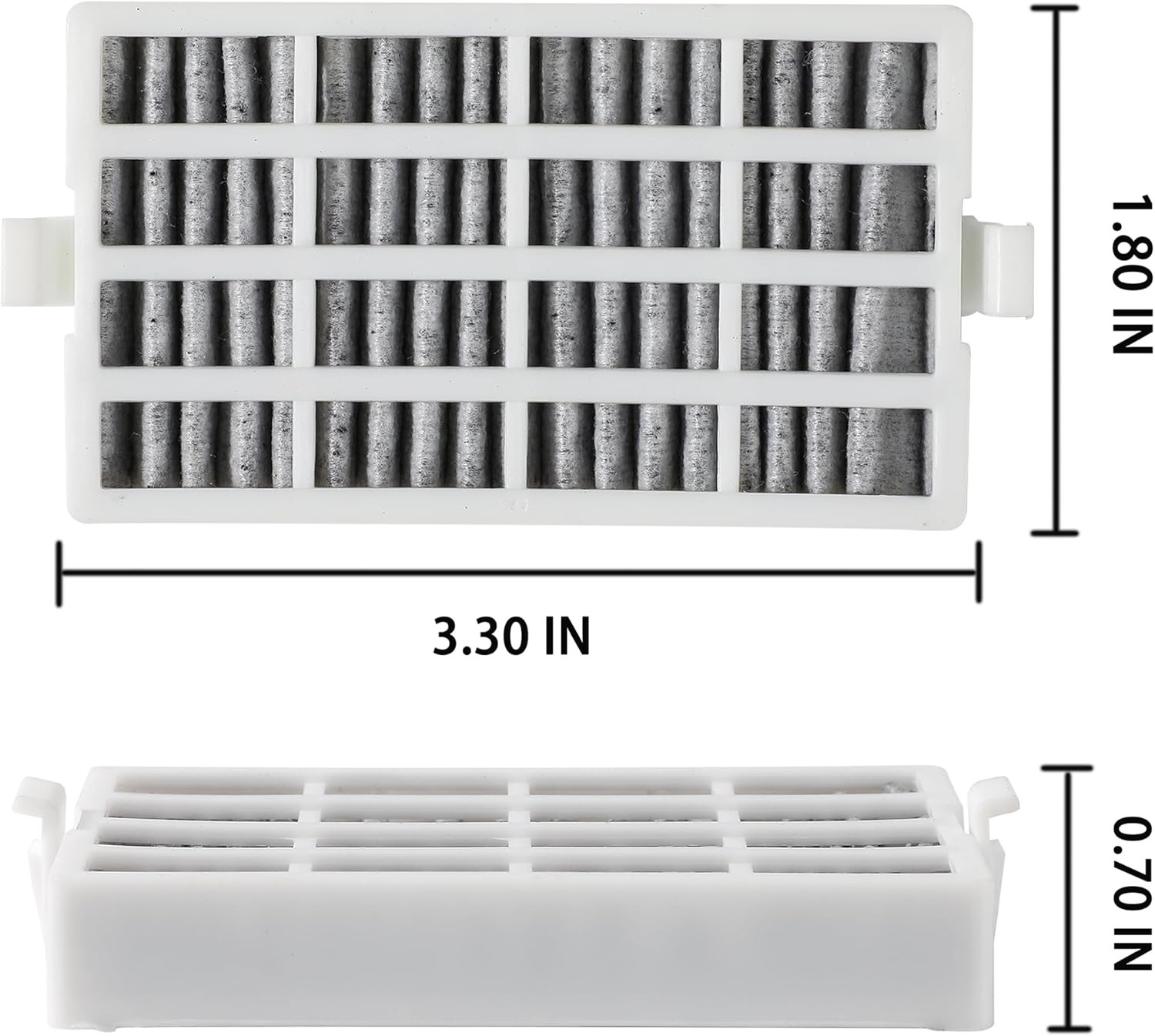 Fresh Flow Air Filter fit for Whirlpool Refrigerator model WRF560SEHZ00/01/02/03