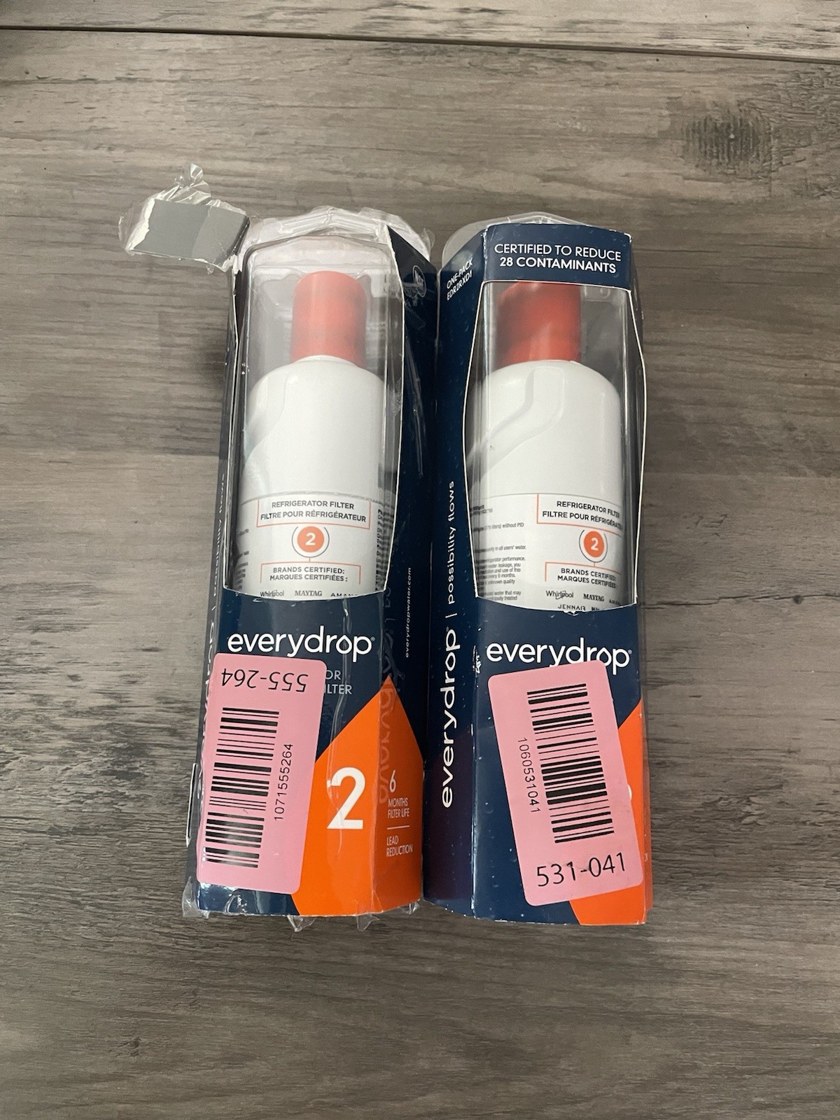 (2x) Everydrop Filter 2 Ice & Water Refrigerator Filter 28 Contaminant