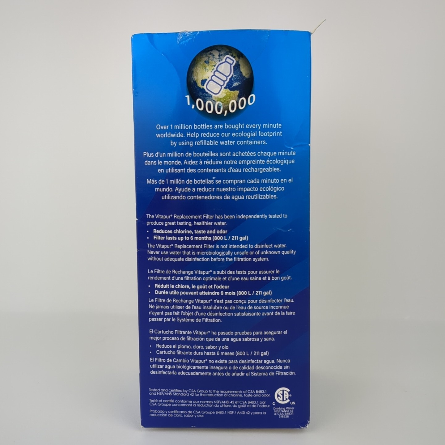 Vitapur GWF3 Long Life Multi-Stage Filter New Open Box Filter Sealed