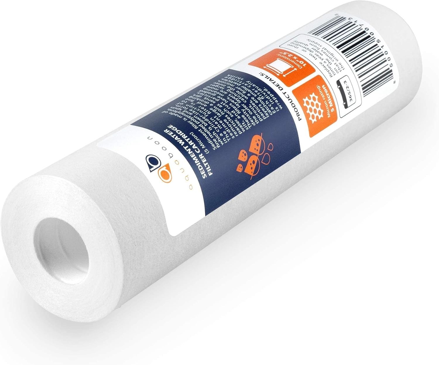 5 Micron Water Filter Cartridge Set of 3 – Removes Odors and Impurities