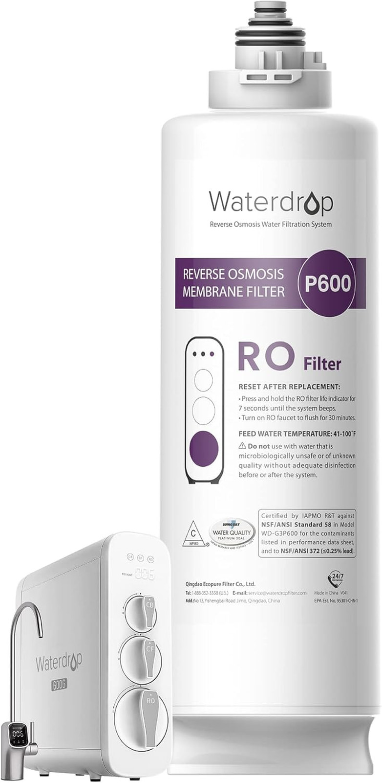 G3P600-RO Filter for G3P600 Undersink Reverse Osmosis System