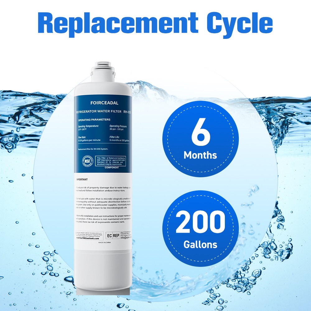 2Pack BORPLFTR50 Replacement for Bosch Ultra Clarity Pro WFC100MF Water Filter