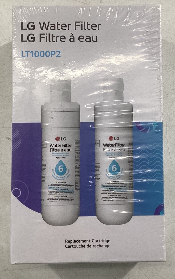 LG LT1000P2 6-Month / 200 Gallon Refrigerator Replacement Water Filter 2 Pack