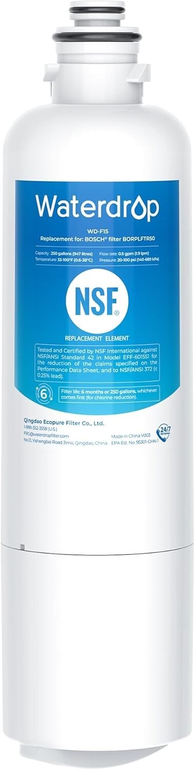 Waterdrop Refrigerator Water Replacement for Bosch® Ultra Clarity® Pro 11032531
