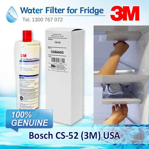Bosch KAN58 Fridge Genuine Internal Water Filter Part# CS-52 5586605