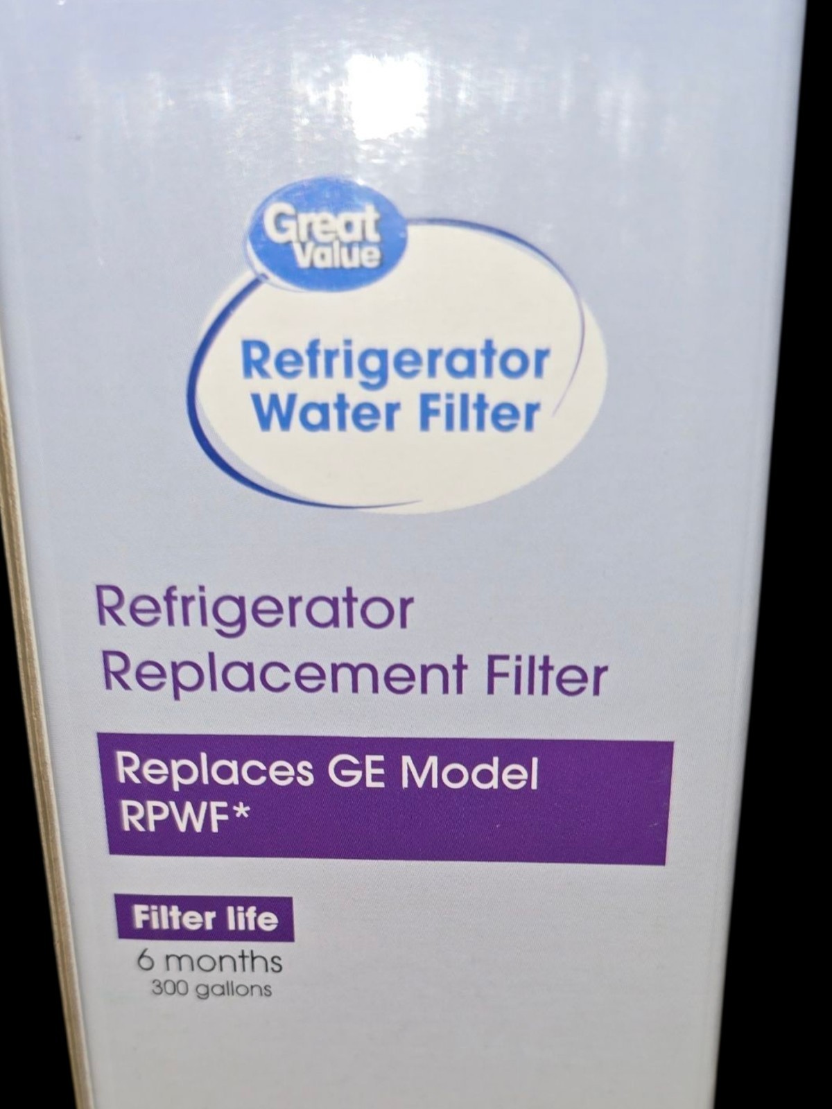 Great Value Refrigerator Water Replacement Filter For GE RPWF New