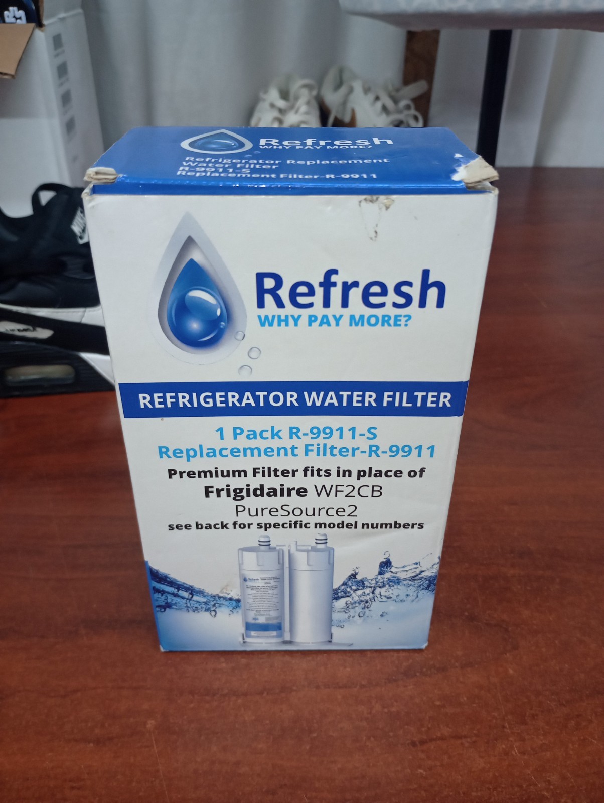 Refresh Refrigerator Water Filter R9911-S Kenmore & Frigidaire Sealed SEE PICS