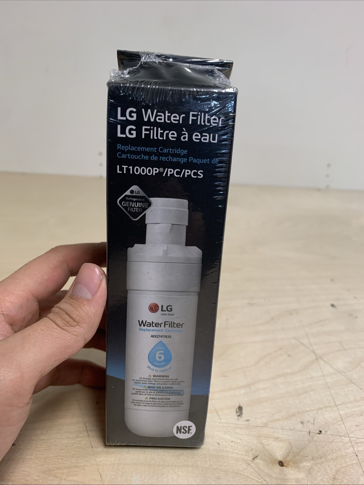 NEW GENUINE LG LT1000P Refrigerator Water Filter Cartridge