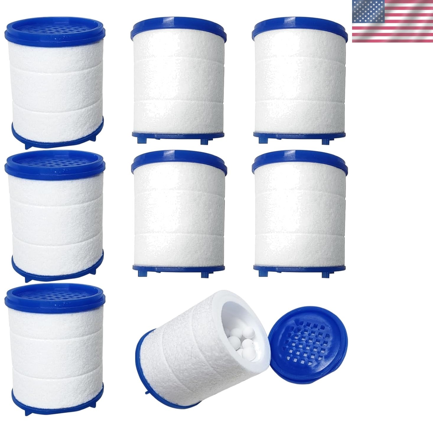 8-Pack Carbon Fiber Sink Filters for Superior Water Quality & Easy Installation