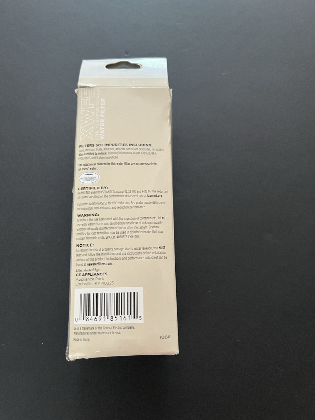 2 PACK GE XWFE Replacment Refrigerator Water Filter Without Chip
