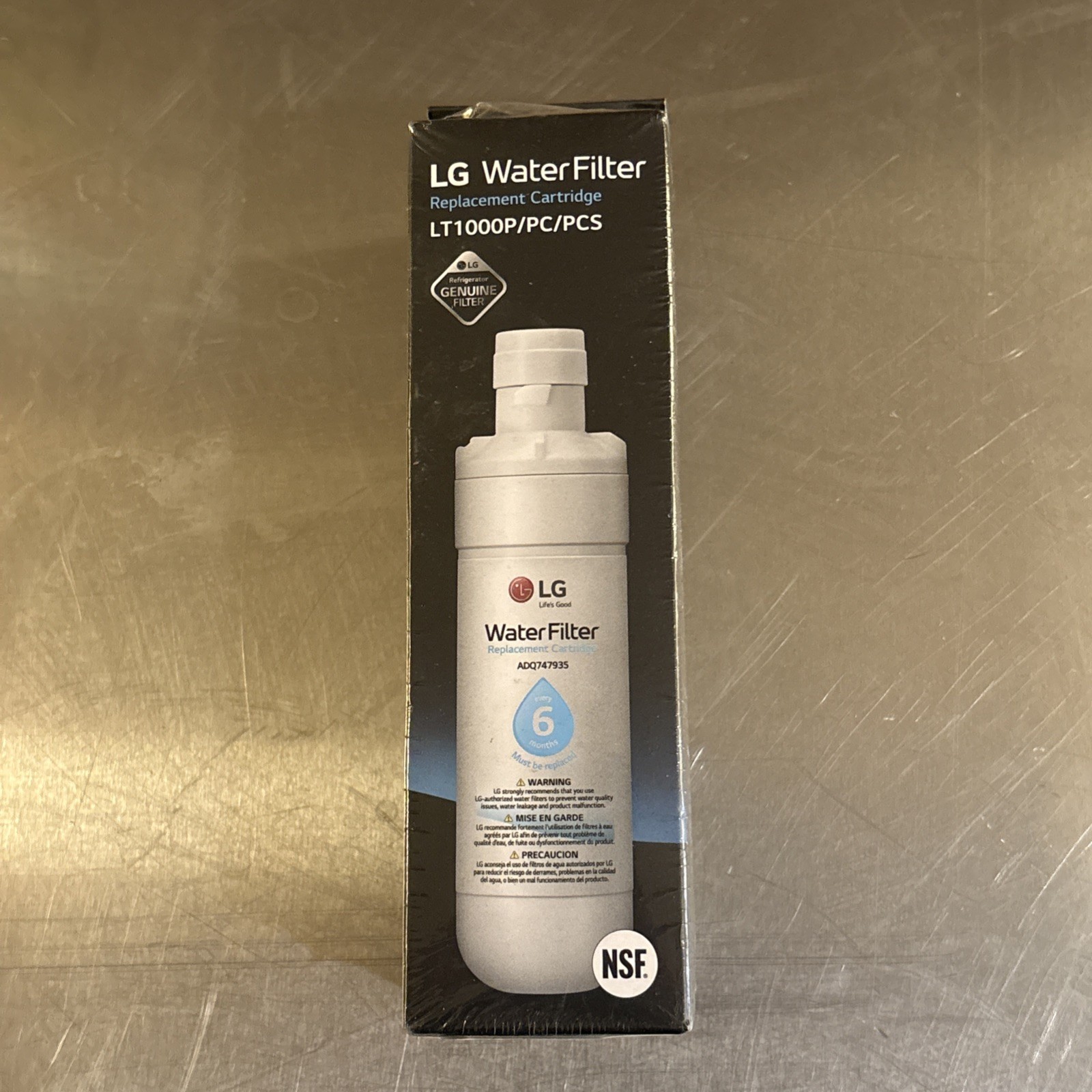 Genuine OEM LG Water Ice Filter Replacement Cartridge LT1000P/PC/PCS NEW Sealed