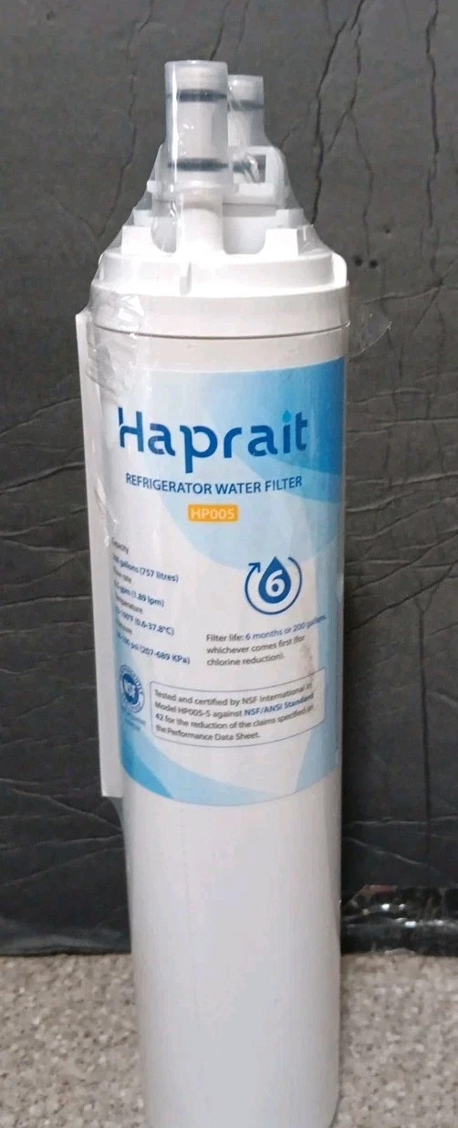 Haprait Refrigerator Water Filter 200 gal HP005 new/sealed