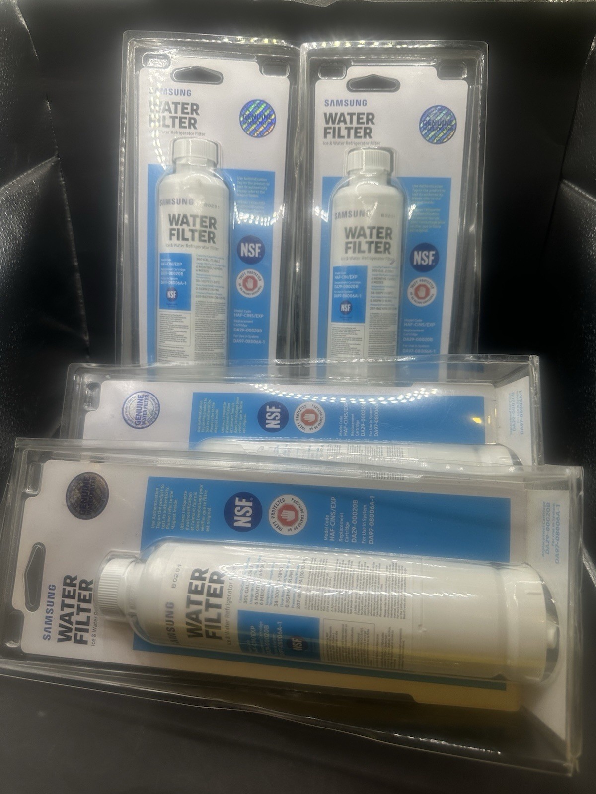 Samsung Refrigerator Water Filter HAF-CIN/EXP DA29-00020B – 4 PACK