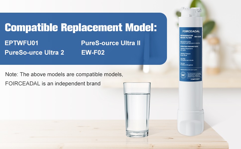 2PCS For Frigidaire EPTWFU01 Pure Source Ultra II Refrigerator Water Filter NEW