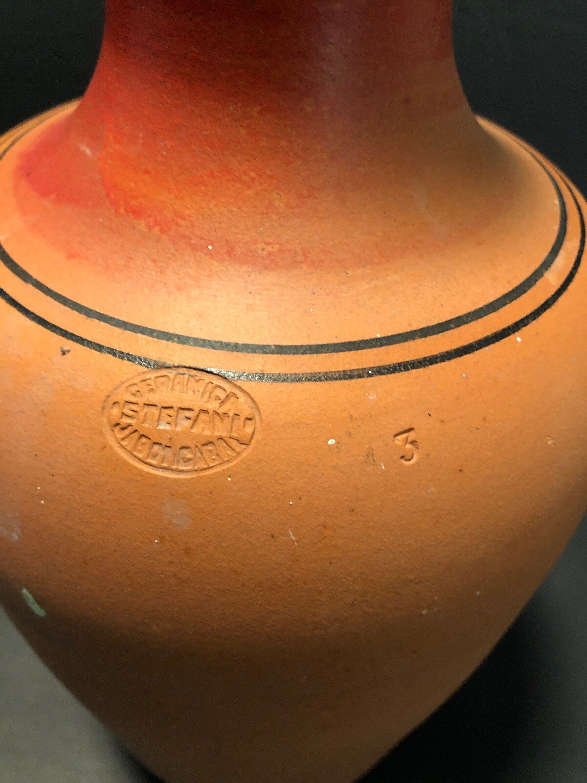 Cerâmica Stéfani Terracotta Brazilian Water Jug Crock 12” Made In Brazil