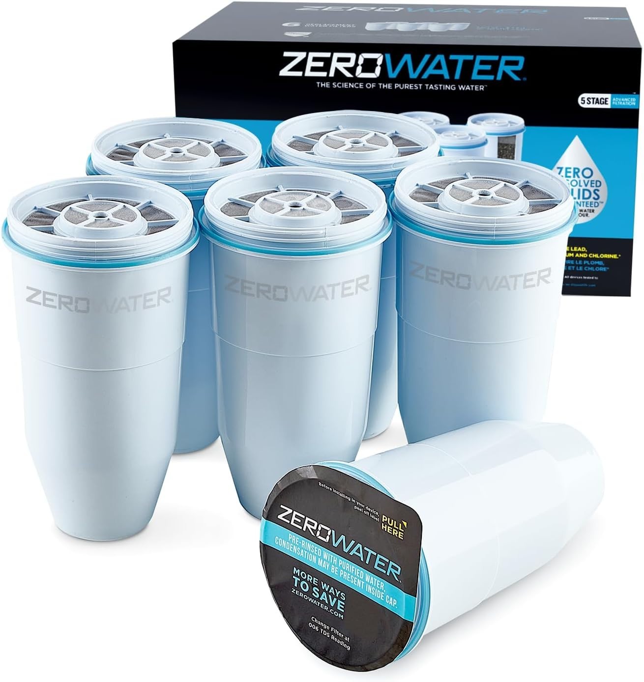 Official Replacement Filter – 5-Stage 0 TDS Filter Replacement – System IAPMO…