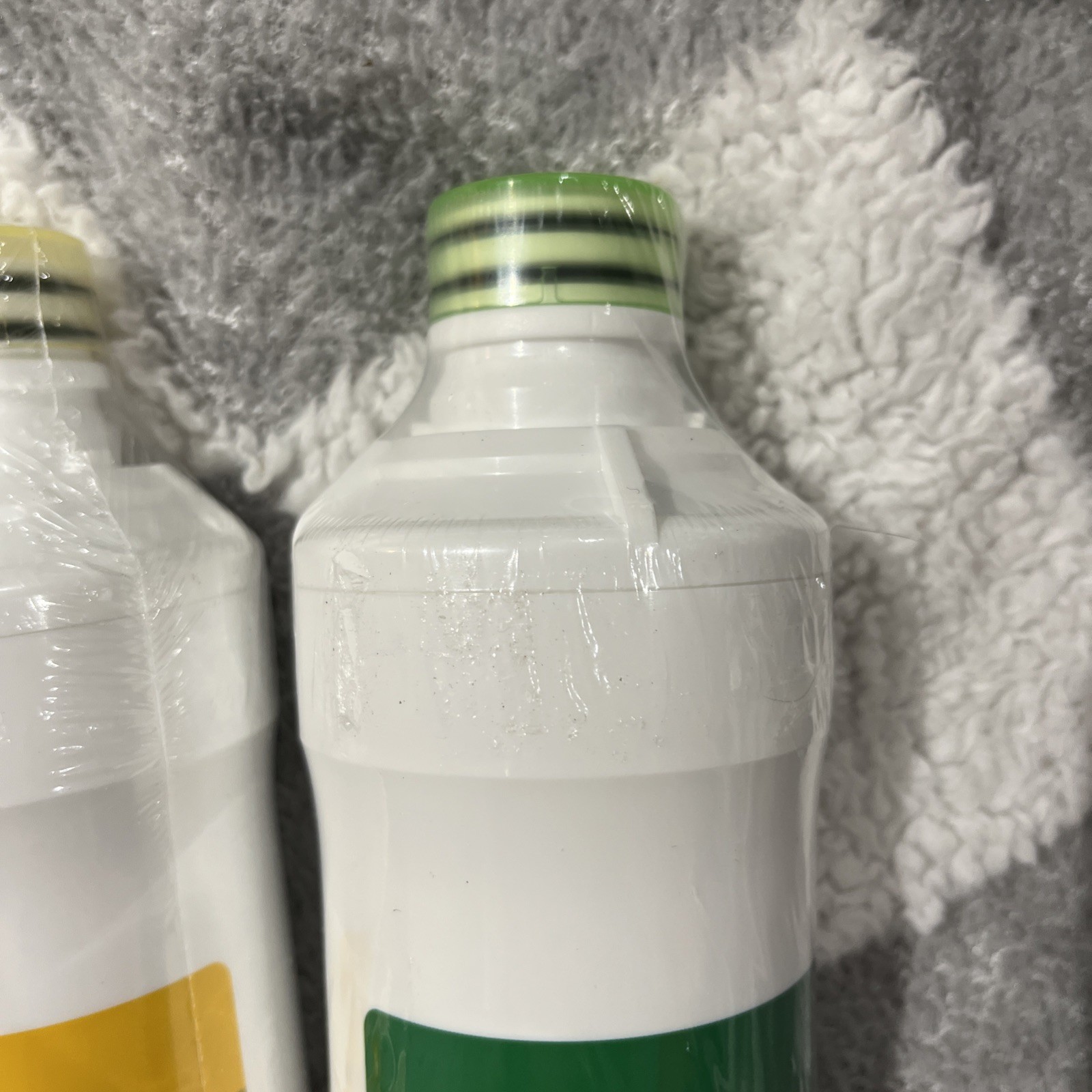 RO Water Replacement Cartridge 2 Yellow 1 Blue 1 Green Push Button, Sealed.