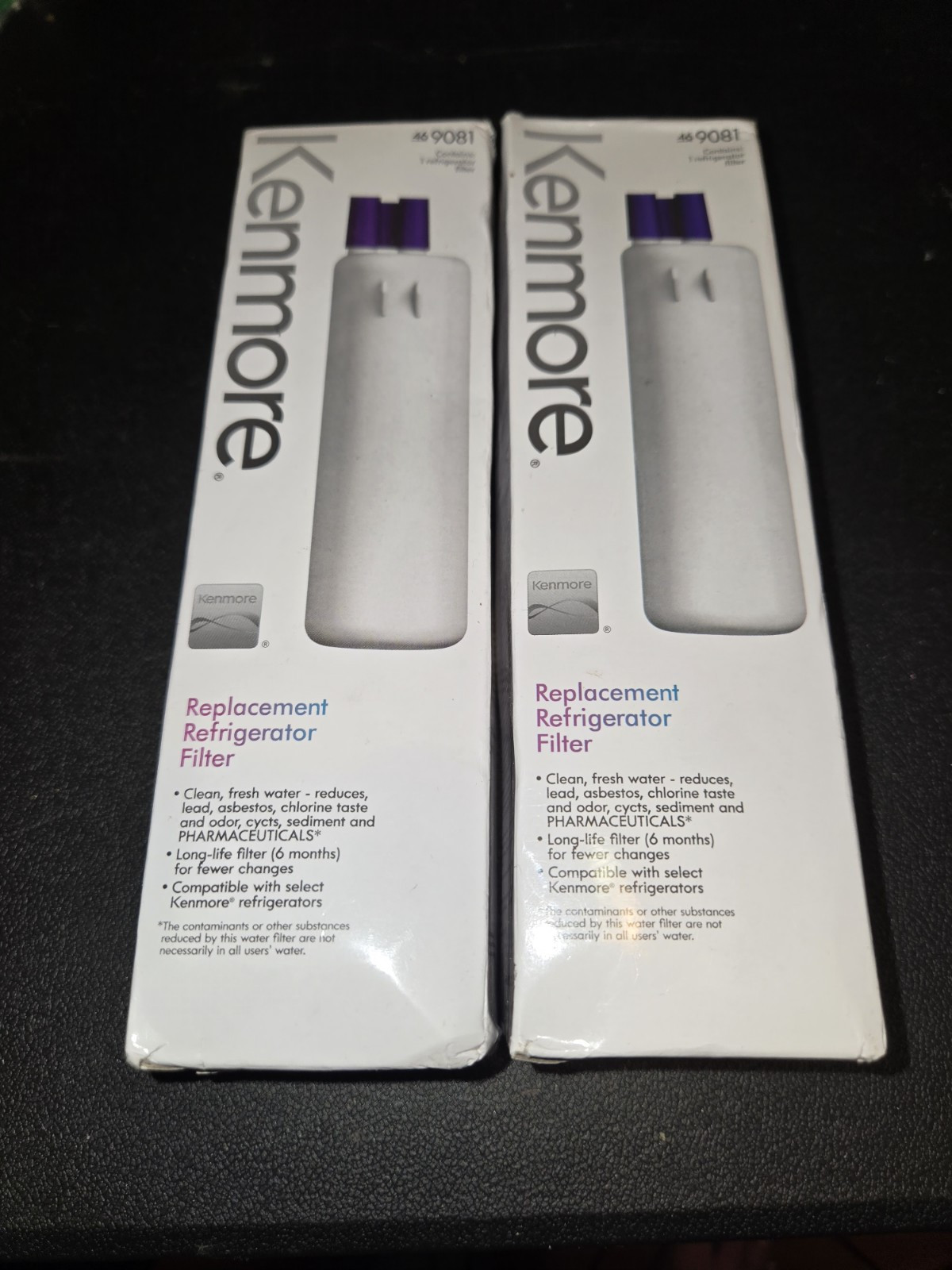 Lot of 2 Genuine OEM Kenmore Replacement Refrigerator Water Filters 46-9081