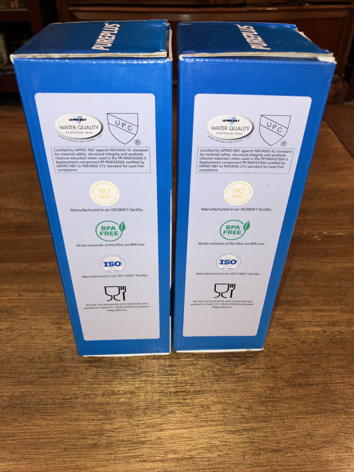 PUREPLUS Replacement Water Filter No. 6 PP-RWF4200A (2 packs) New