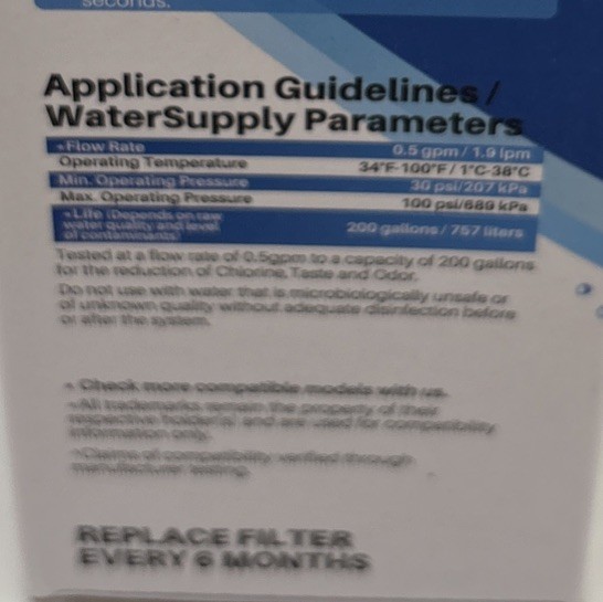 ICEPURE RWF4700AC Replacement Water Filters w/ Air Filter: 2 Pack, New/Sealed