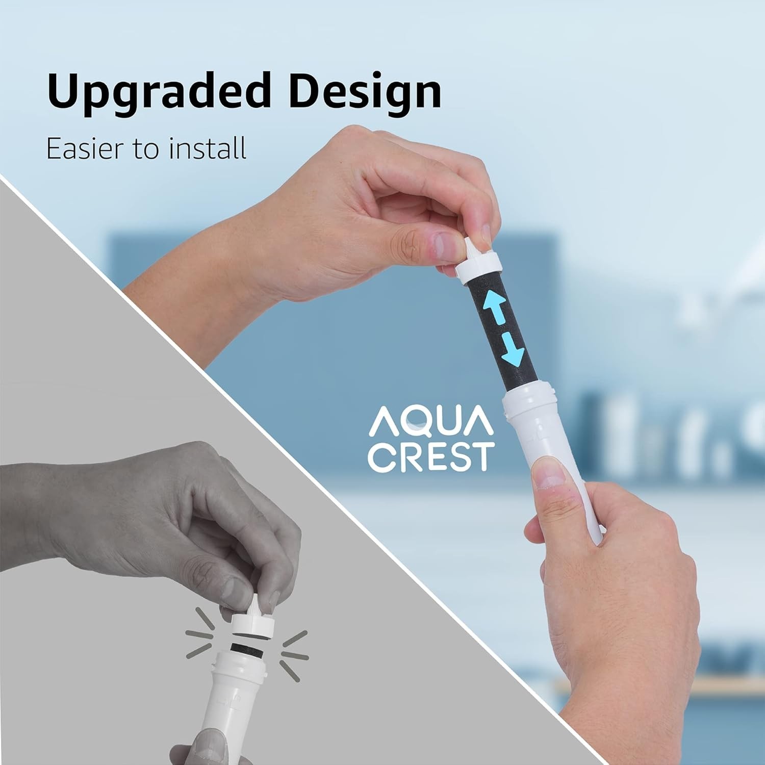 AQUA CREST Water Bottle Filter, Replacement for Brita® BB06, Brita® Hard Sided
