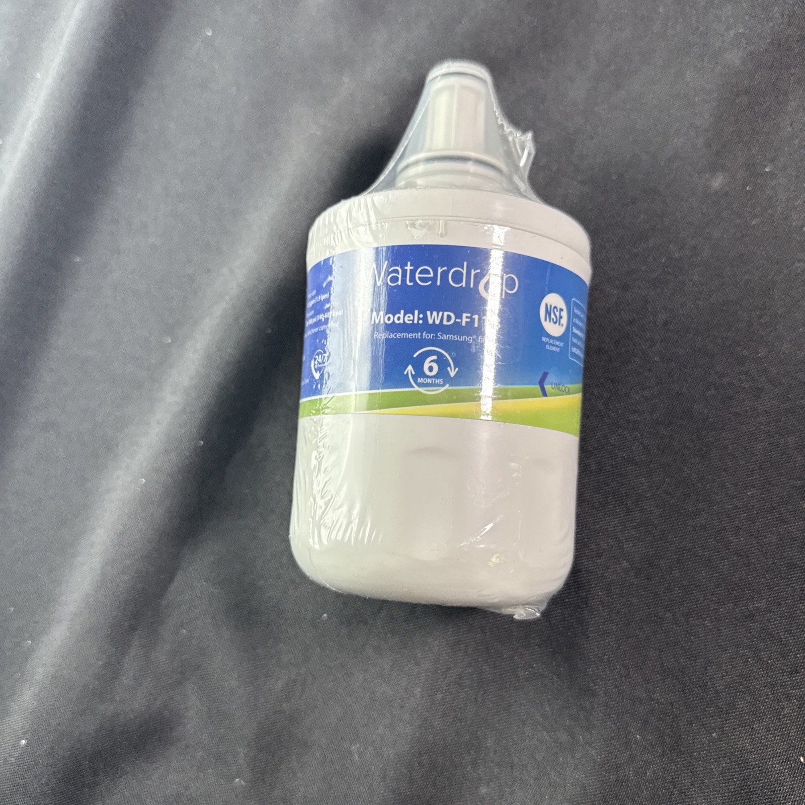Water Filter Waterdrop Refrigerator WD-F11B Replacement 6 Months/300 gallons
