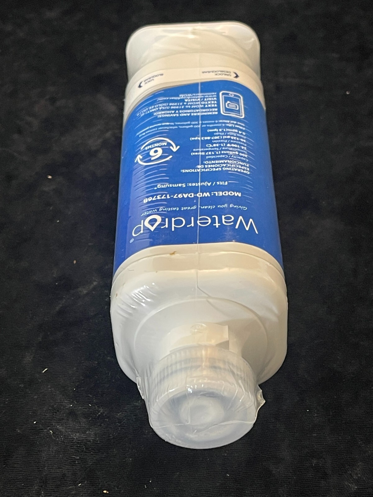 Waterdrop Water Filter Model WD-DA97-17376B for Samsung Fridges 300gal capacity